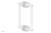 JOLIE - 8" Double Sided Shower Pull with "Turqoise" Accents 222-93-08