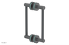 JOLIE - 8" Double Sided Shower Pull with "Turqoise" Accents 222-93-08