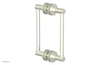 JOLIE - 8" Double Sided Shower Pull with "Turqoise" Accents 222-93-08