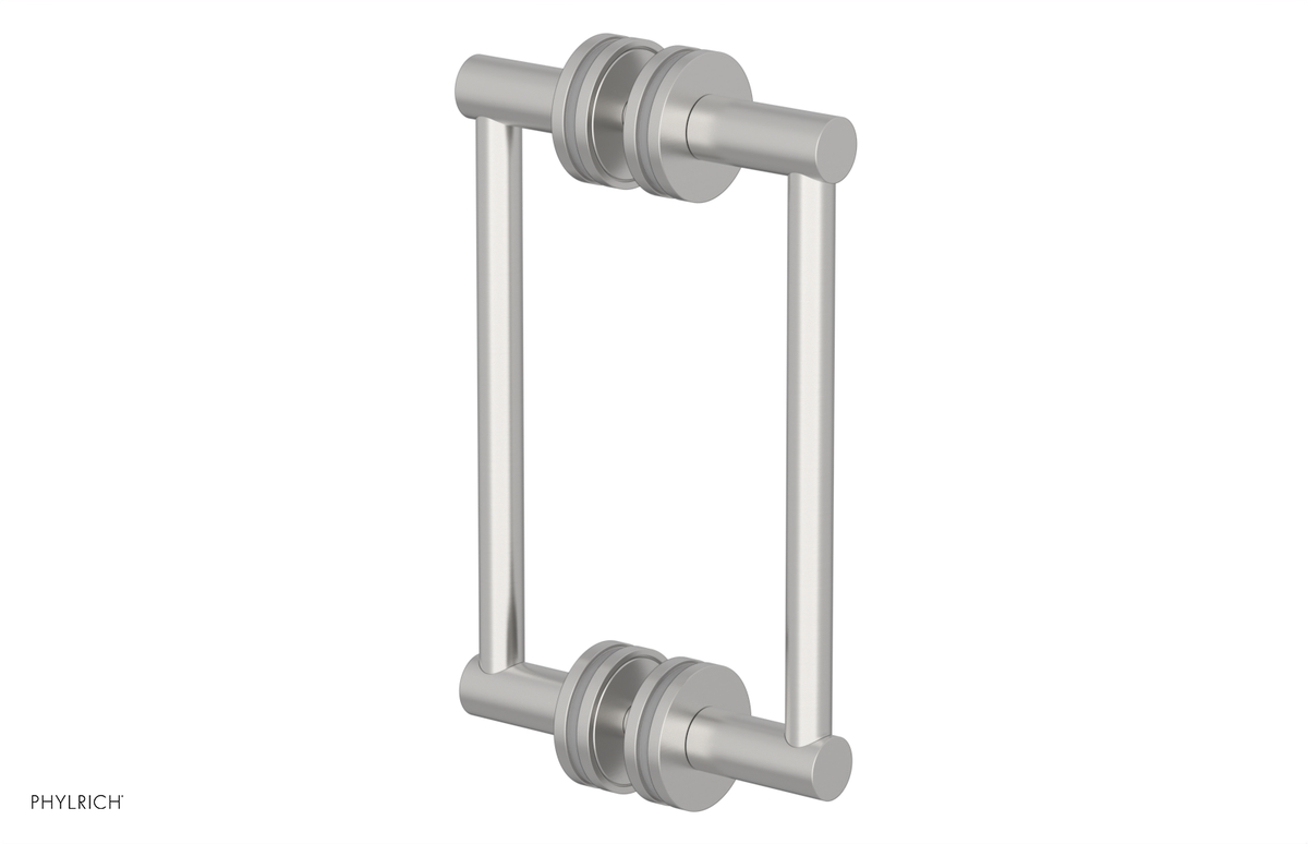 JOLIE - 8" Double Sided Shower Pull with "Grey" Accents 222-93-08