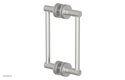 JOLIE - 8" Double Sided Shower Pull with "Grey" Accents 222-93-08