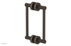 JOLIE - 8" Double Sided Shower Pull with "Grey" Accents 222-93-08