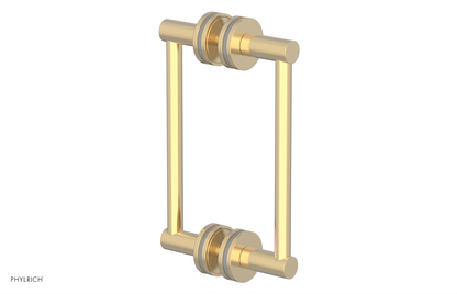 JOLIE - 8" Double Sided Shower Pull with "Grey" Accents 222-93-08