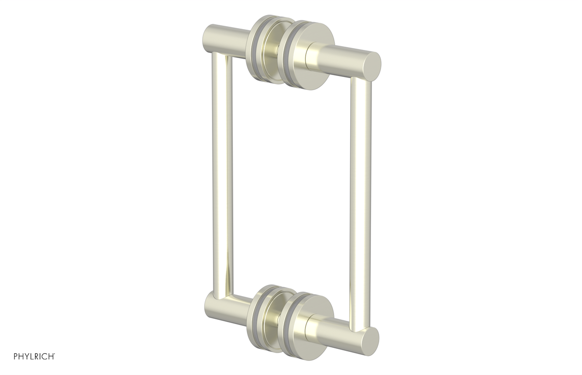 JOLIE - 8" Double Sided Shower Pull with "Grey" Accents 222-93-08