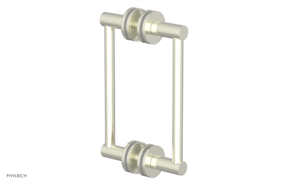 JOLIE - 8" Double Sided Shower Pull with "Grey" Accents 222-93-08