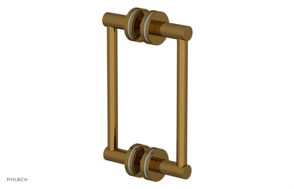 JOLIE - 8" Double Sided Shower Pull with "Grey" Accents 222-93-08