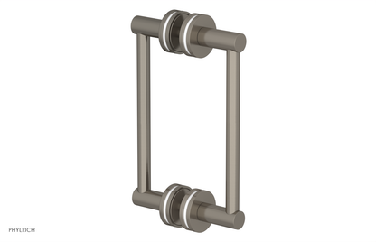 JOLIE - 8" Double Sided Shower Pull with "White" Accents 222-93-08