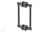 JOLIE - 8" Double Sided Shower Pull with "White" Accents 222-93-08