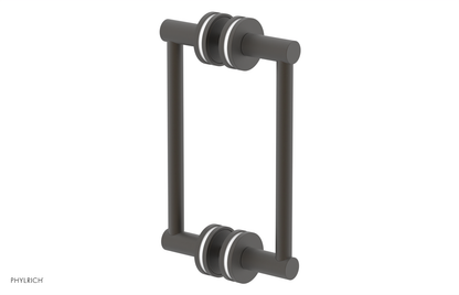 JOLIE - 8" Double Sided Shower Pull with "White" Accents 222-93-08