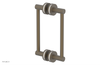 JOLIE - 8" Double Sided Shower Pull with "White" Accents 222-93-08