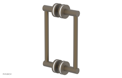 JOLIE - 8" Double Sided Shower Pull with "White" Accents 222-93-08