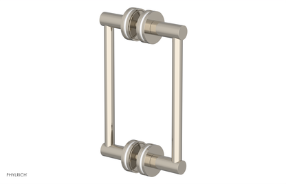 JOLIE - 8" Double Sided Shower Pull with "White" Accents 222-93-08