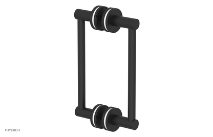 JOLIE - 8" Double Sided Shower Pull with "White" Accents 222-93-08