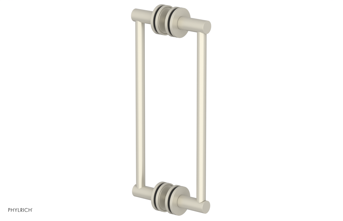 JOLIE - 12" Double Sided Shower Pull with "Black" Accents 222-93-12