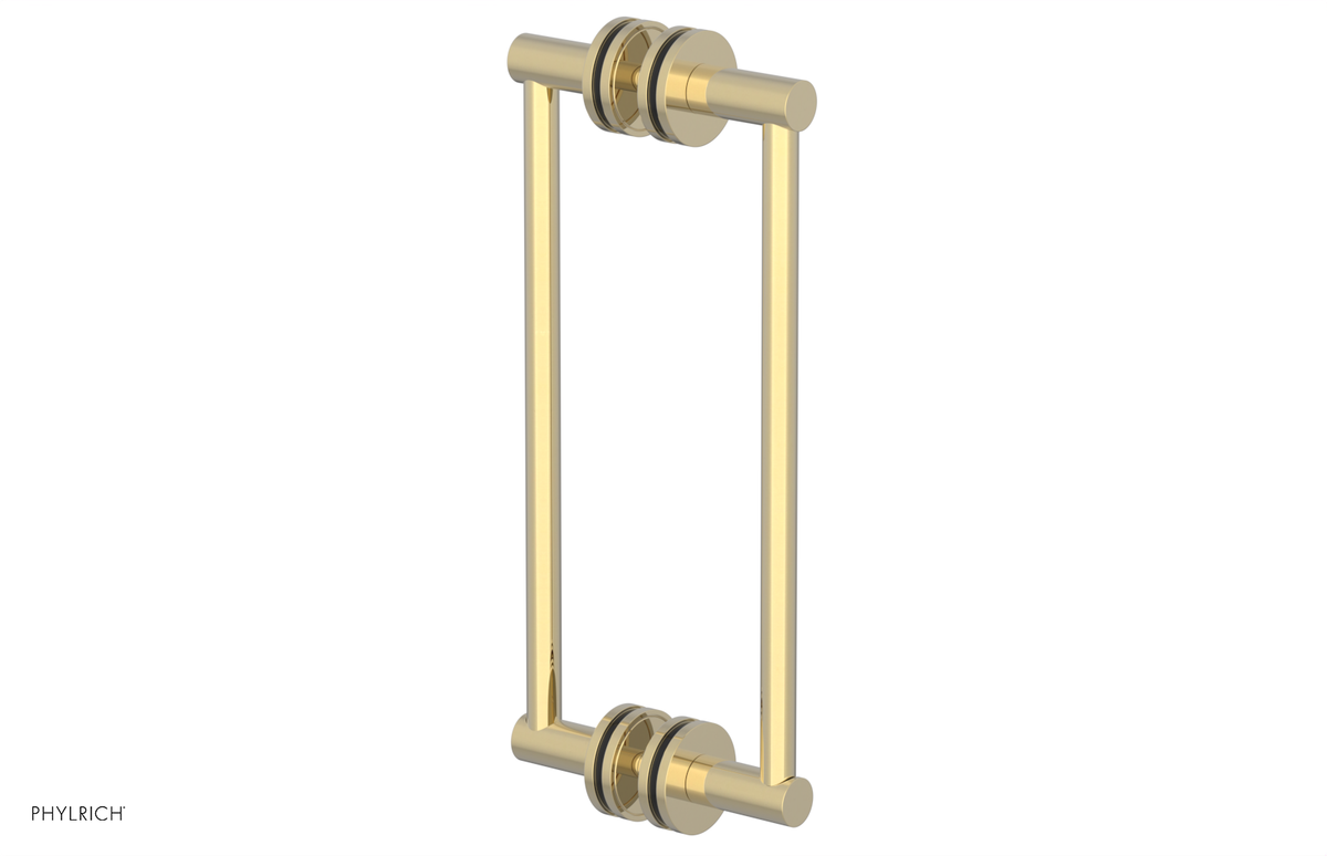 JOLIE - 12" Double Sided Shower Pull with "Black" Accents 222-93-12