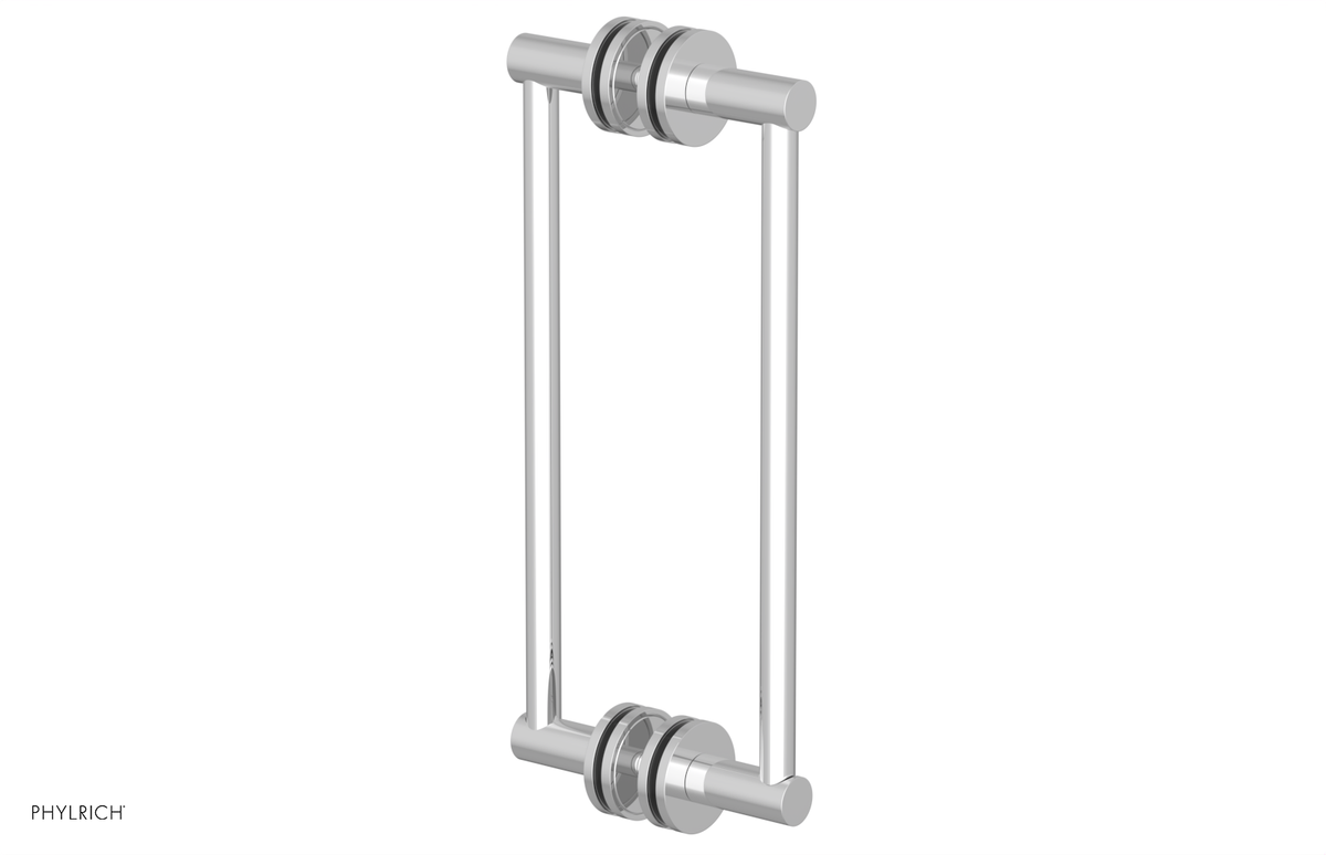 JOLIE - 12" Double Sided Shower Pull with "Black" Accents 222-93-12