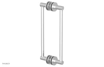 JOLIE - 12" Double Sided Shower Pull with "Black" Accents 222-93-12