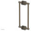 JOLIE - 12" Double Sided Shower Pull with "Black" Accents 222-93-12