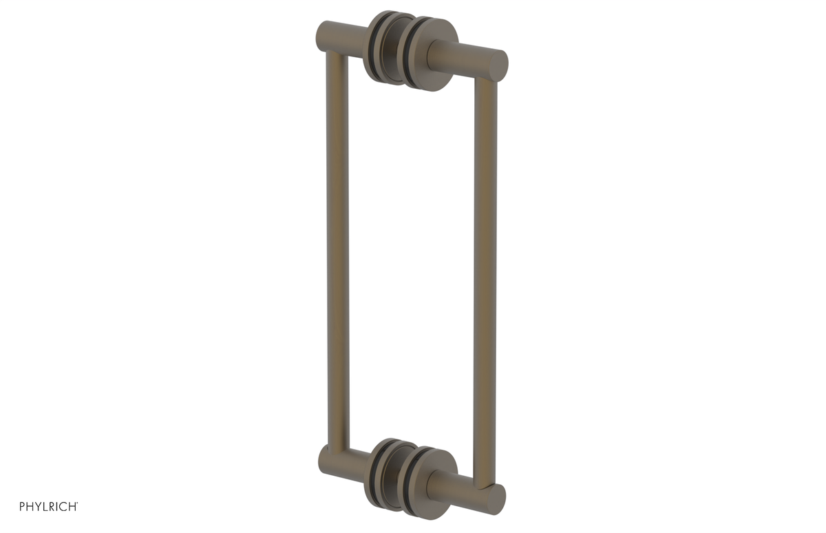 JOLIE - 12" Double Sided Shower Pull with "Black" Accents 222-93-12