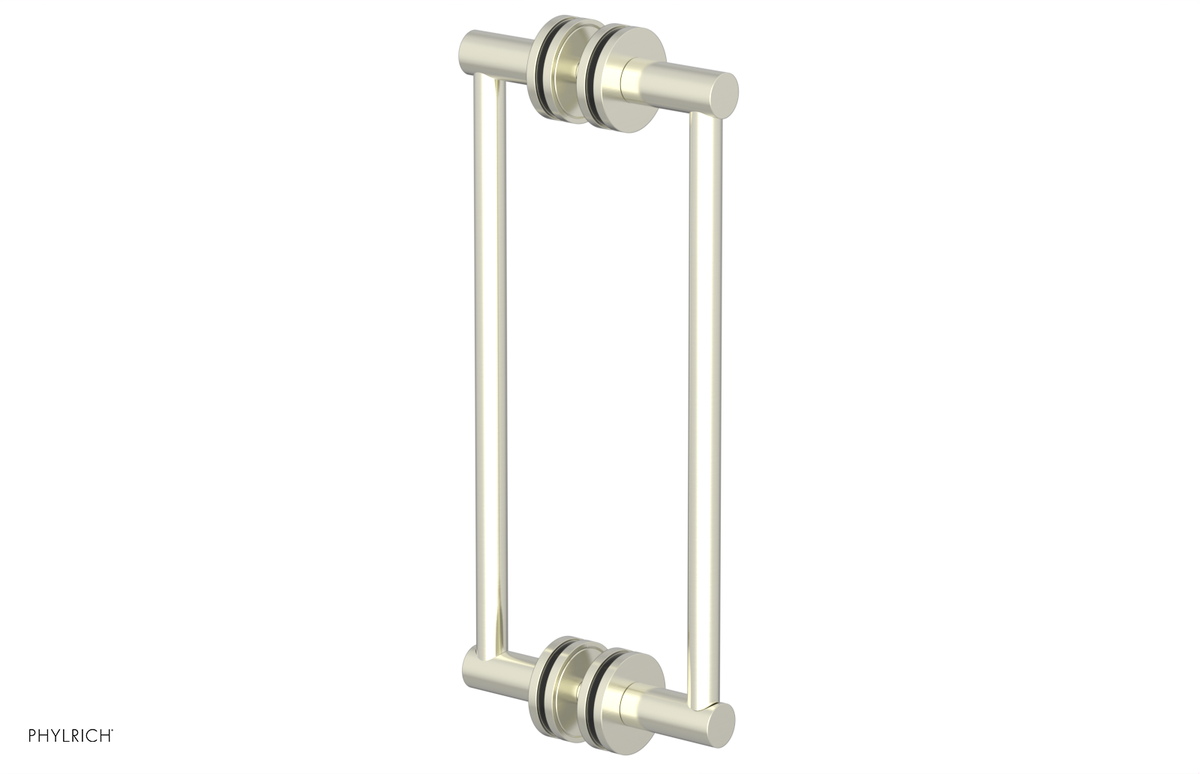 JOLIE - 12" Double Sided Shower Pull with "Black" Accents 222-93-12