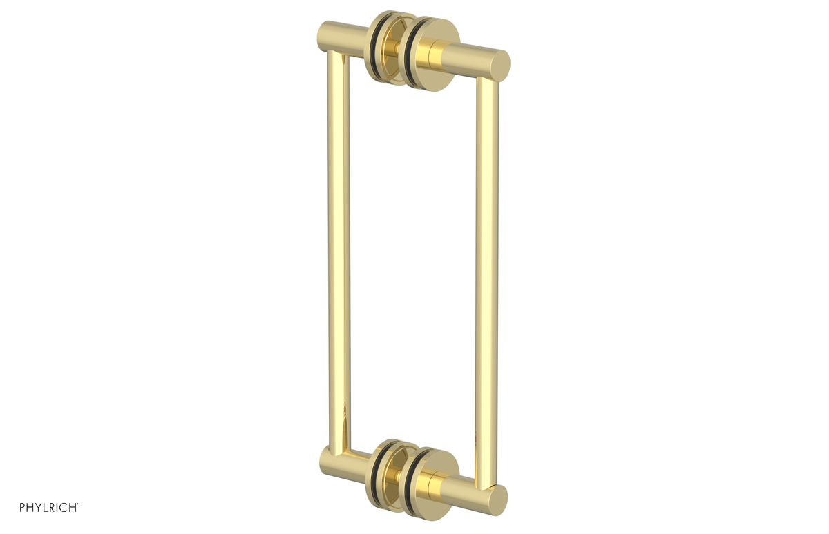 JOLIE - 12" Double Sided Shower Pull with "Black" Accents 222-93-12