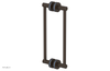 JOLIE - 12" Double Sided Shower Pull with "Light Blue" Accents 222-93-12