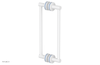 JOLIE - 12" Double Sided Shower Pull with "Light Blue" Accents 222-93-12