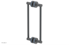 JOLIE - 12" Double Sided Shower Pull with "Light Blue" Accents 222-93-12
