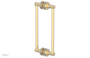 JOLIE - 12" Double Sided Shower Pull with "Light Blue" Accents 222-93-12