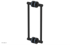 JOLIE - 12" Double Sided Shower Pull with "Light Blue" Accents 222-93-12