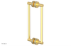 JOLIE - 12" Double Sided Shower Pull with "Light Blue" Accents 222-93-12