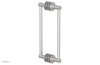 JOLIE - 12" Double Sided Shower Pull with "Navy Blue" Accents 222-93-12