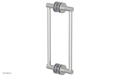 JOLIE - 12" Double Sided Shower Pull with "Navy Blue" Accents 222-93-12