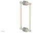 JOLIE - 12" Double Sided Shower Pull with "Navy Blue" Accents 222-93-12