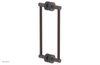 JOLIE - 12" Double Sided Shower Pull with "Navy Blue" Accents 222-93-12