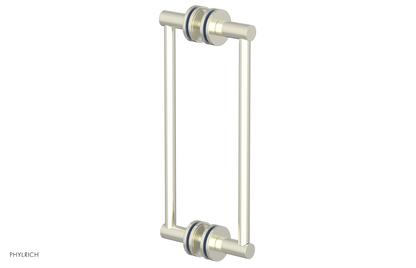 JOLIE - 12" Double Sided Shower Pull with "Navy Blue" Accents 222-93-12