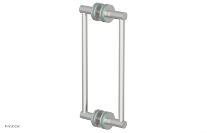 JOLIE - 12" Double Sided Shower Pull with "Turqoise" Accents 222-93-12