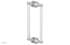 JOLIE - 12" Double Sided Shower Pull with "Turqoise" Accents 222-93-12