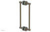 JOLIE - 12" Double Sided Shower Pull with "Turqoise" Accents 222-93-12