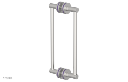 JOLIE - 12" Double Sided Shower Pull with "Purple" Accents 222-93-12