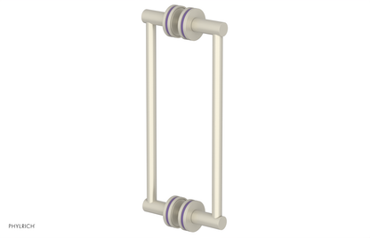JOLIE - 12" Double Sided Shower Pull with "Purple" Accents 222-93-12