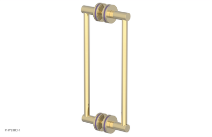 JOLIE - 12" Double Sided Shower Pull with "Purple" Accents 222-93-12