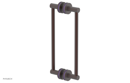 JOLIE - 12" Double Sided Shower Pull with "Purple" Accents 222-93-12