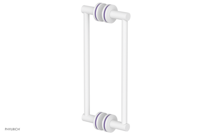 JOLIE - 12" Double Sided Shower Pull with "Purple" Accents 222-93-12