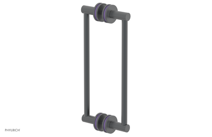 JOLIE - 12" Double Sided Shower Pull with "Purple" Accents 222-93-12