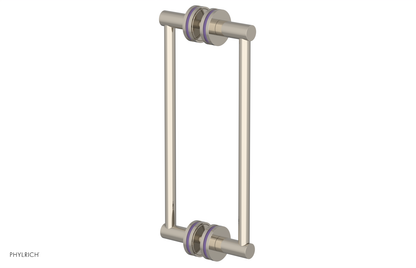 JOLIE - 12" Double Sided Shower Pull with "Purple" Accents 222-93-12