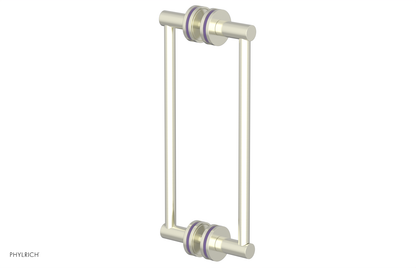 JOLIE - 12" Double Sided Shower Pull with "Purple" Accents 222-93-12