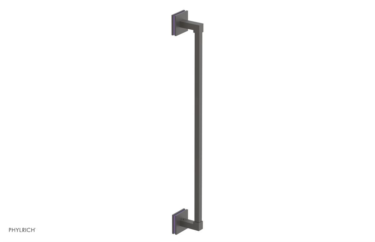 JOLIE - 24" Towel Bar with "Purple" Accents 222S-71