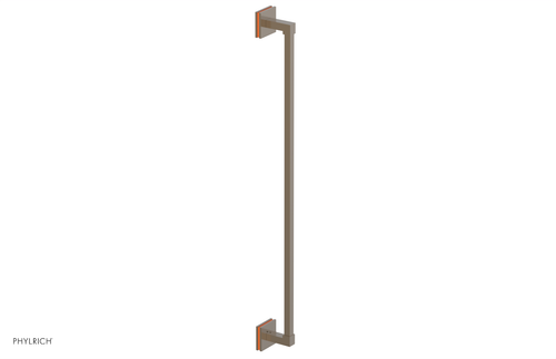 Phylrich JOLIE - 30" Towel Bar with "Orange" Accents 222S-72