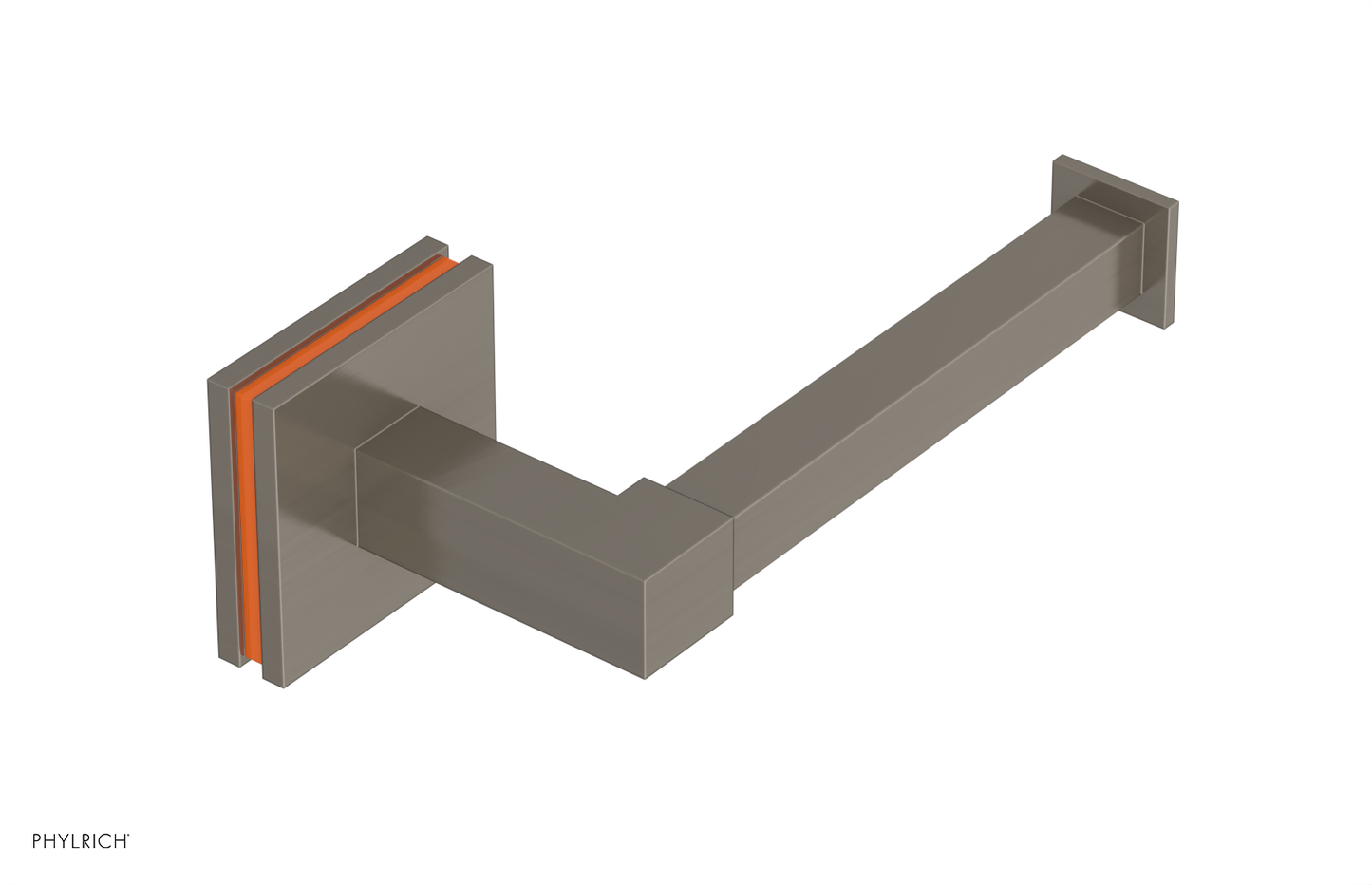 Phylrich JOLIE Paper Holder with "Orange" Accents 222S-74